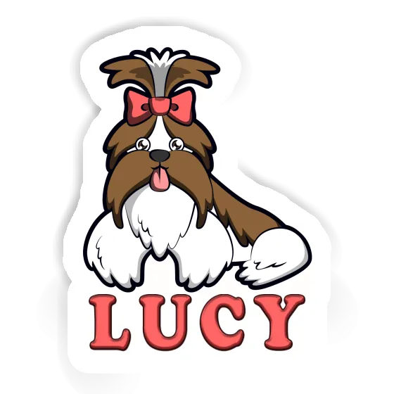 Sticker Shih Tzu Lucy Gift package Image