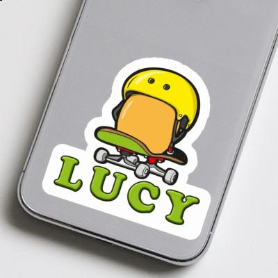 Autocollant Œuf de skateboard Lucy Image