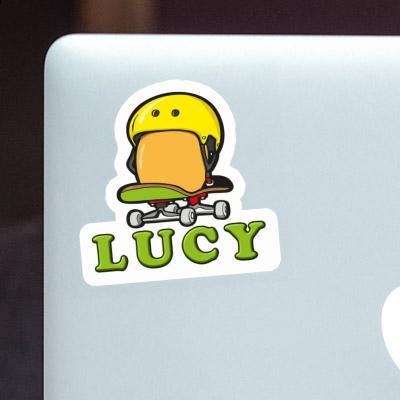 Skater Sticker Lucy Laptop Image