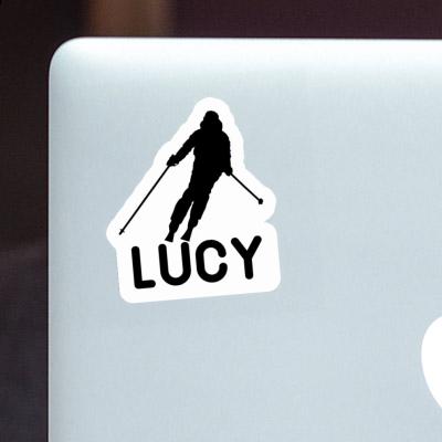 Sticker Lucy Skier Notebook Image