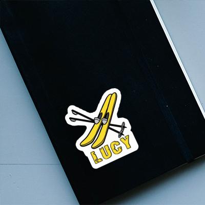 Lucy Sticker Ski Image