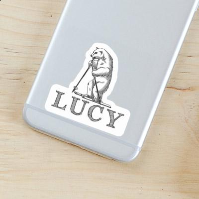 Skieur Autocollant Lucy Gift package Image