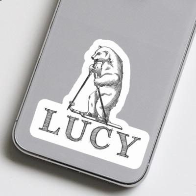 Lucy Sticker Skier Gift package Image