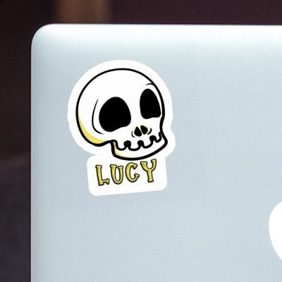 Autocollant Lucy Tête de mort Image