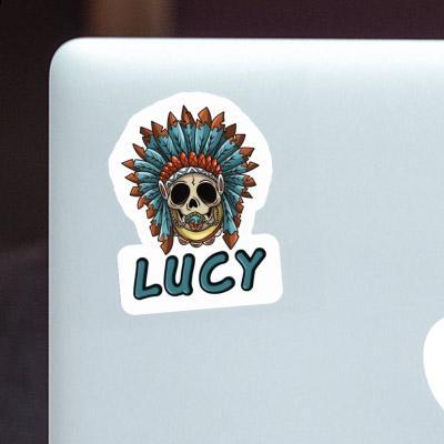 Sticker Baby-Skull Lucy Notebook Image