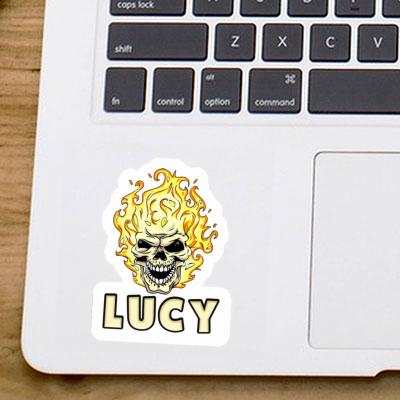 Sticker Firehead Lucy Laptop Image