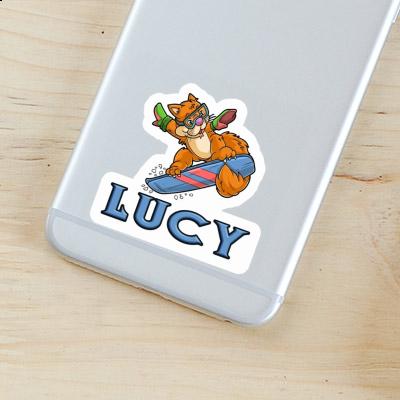 Sticker Lucy Snowboarderin Image