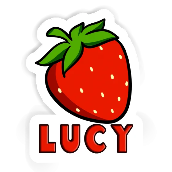 Lucy Sticker Strawberry Laptop Image