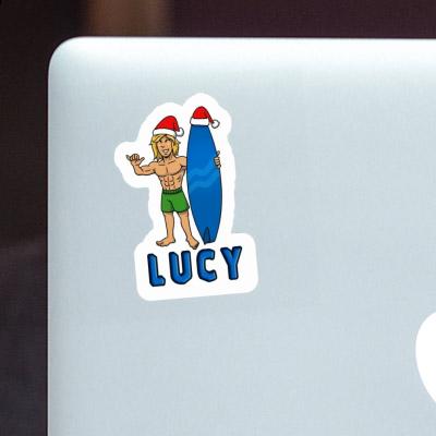 Sticker Lucy Surfer Laptop Image