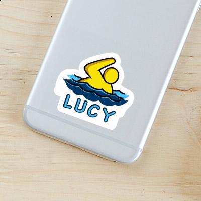 Swimmer Sticker Lucy Image