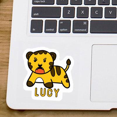 Baby Tiger Sticker Lucy Notebook Image