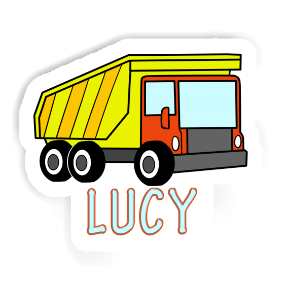 Sticker Dump Truck Lucy Laptop Image