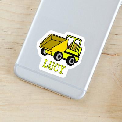 Lucy Sticker Front Tipper Gift package Image