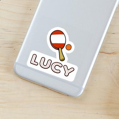 Autocollant Raquette de ping-pong Lucy Image