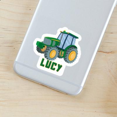 Autocollant Tracteur Lucy Notebook Image