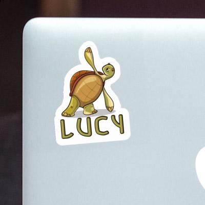 Lucy Sticker Yoga Turtle Notebook Image