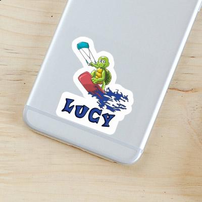 Sticker Lucy Kitesurfer Notebook Image