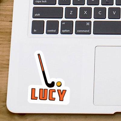 Floorball Stick Sticker Lucy Laptop Image