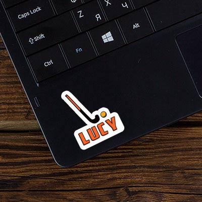 Floorball Stick Sticker Lucy Laptop Image