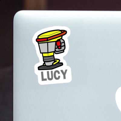 Lucy Sticker Vibratory Rammer Notebook Image