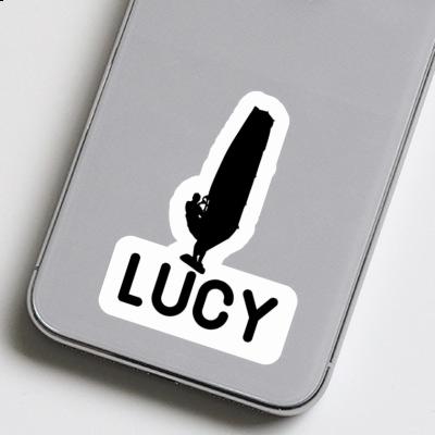 Sticker Lucy Windsurfer Notebook Image