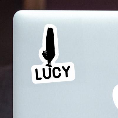 Sticker Lucy Windsurfer Laptop Image