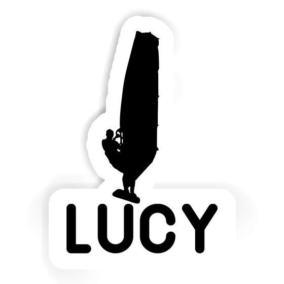 Sticker Lucy Windsurfer Notebook Image