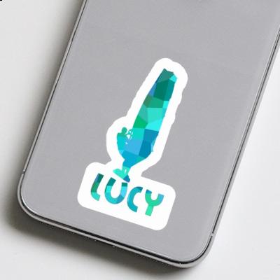 Sticker Windsurfer Lucy Notebook Image