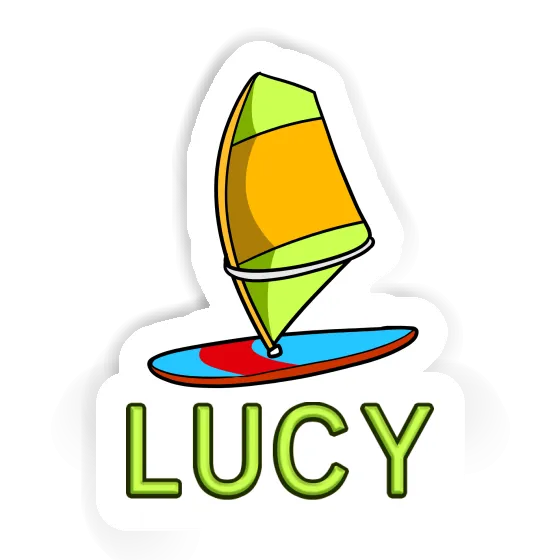 Windsurf Board Sticker Lucy Notebook Image