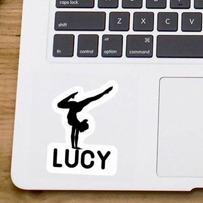 Autocollant Femme de yoga Lucy Gift package Image