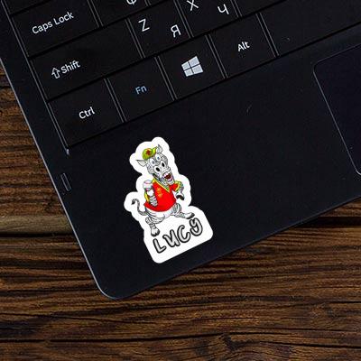 Zebra Sticker Lucy Laptop Image