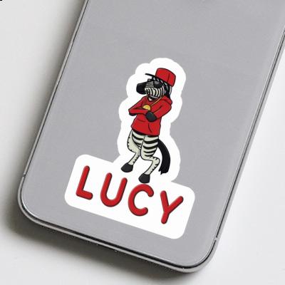 Sticker Lucy Zebra Notebook Image