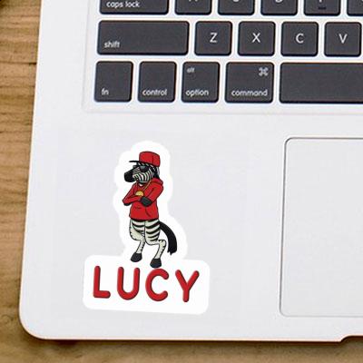 Sticker Lucy Zebra Notebook Image