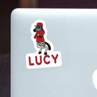 Sticker Lucy Zebra Laptop Image