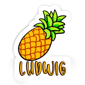 Sticker Ludwig Pineapple Image