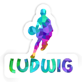 Basketball Player Sticker Ludwig Image