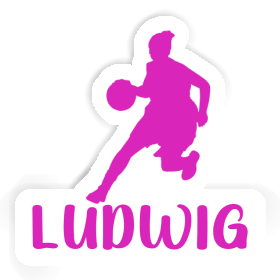 Sticker Basketball Player Ludwig Image