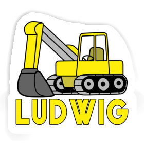 Sticker Excavator Ludwig Image