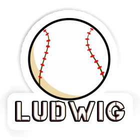 Baseball Sticker Ludwig Image