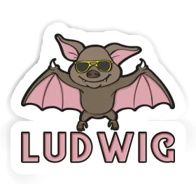 Sticker Ludwig Fledermaus Image