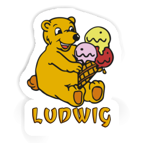 Bear Sticker Ludwig Image