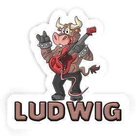 Rocking Bull Sticker Ludwig Image