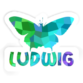 Sticker Butterfly Ludwig Image