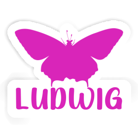 Sticker Butterfly Ludwig Image