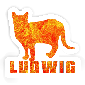 Cat Sticker Ludwig Image