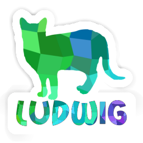 Cat Sticker Ludwig Image