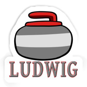 Curling Stone Sticker Ludwig Image