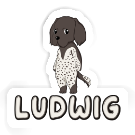 Small Munsterlander Sticker Ludwig Image