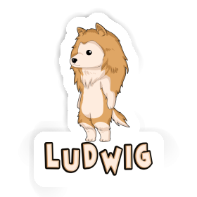 Sticker Collie Ludwig Image