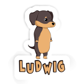 Dachshund Sticker Ludwig Image